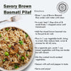 Extra Long Indian Brown Basmati Rice - Naturally Aged Healthy Grain Jar - Pride Of India