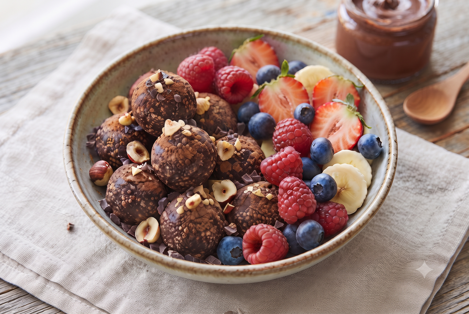 Chocolate Hazelnut Quinoa Bites | Easy No-Bake Recipe