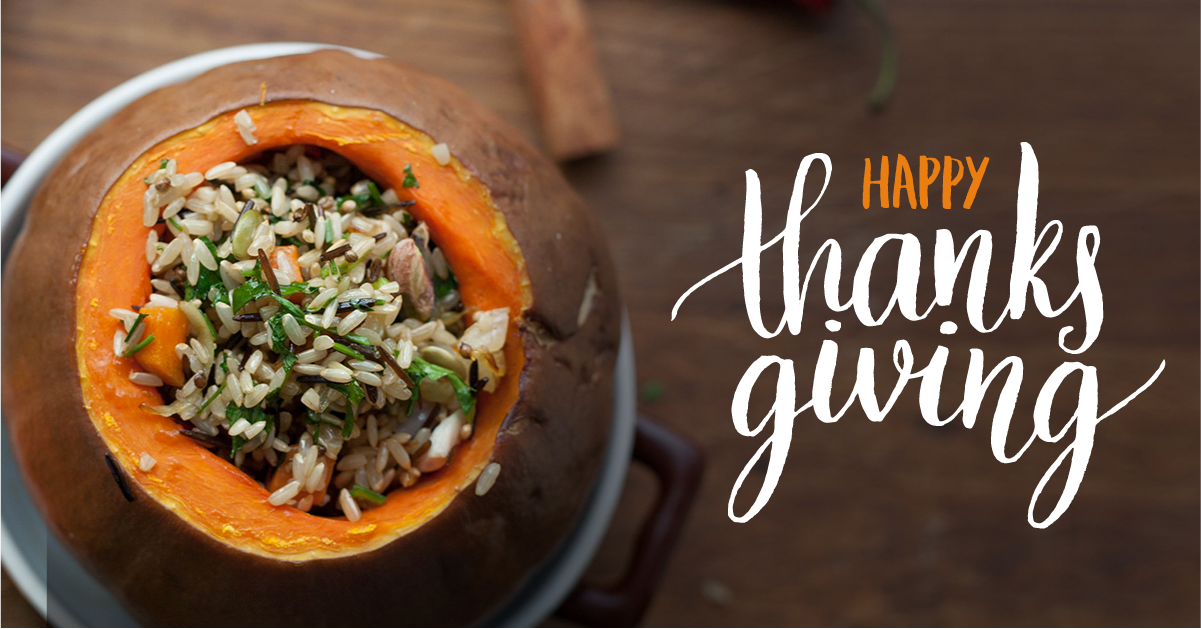 Most Delicious Thanksgiving Recipe - Rice Stuffed Pumpkin