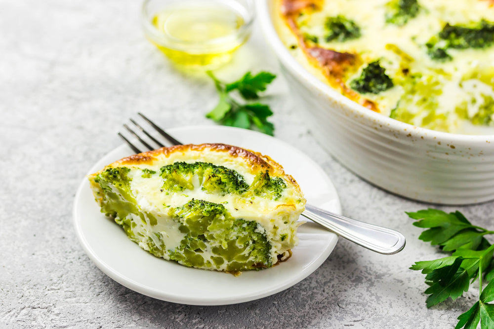 QUINOA, CHEDDAR, AND BROCCOLI GRATIN 