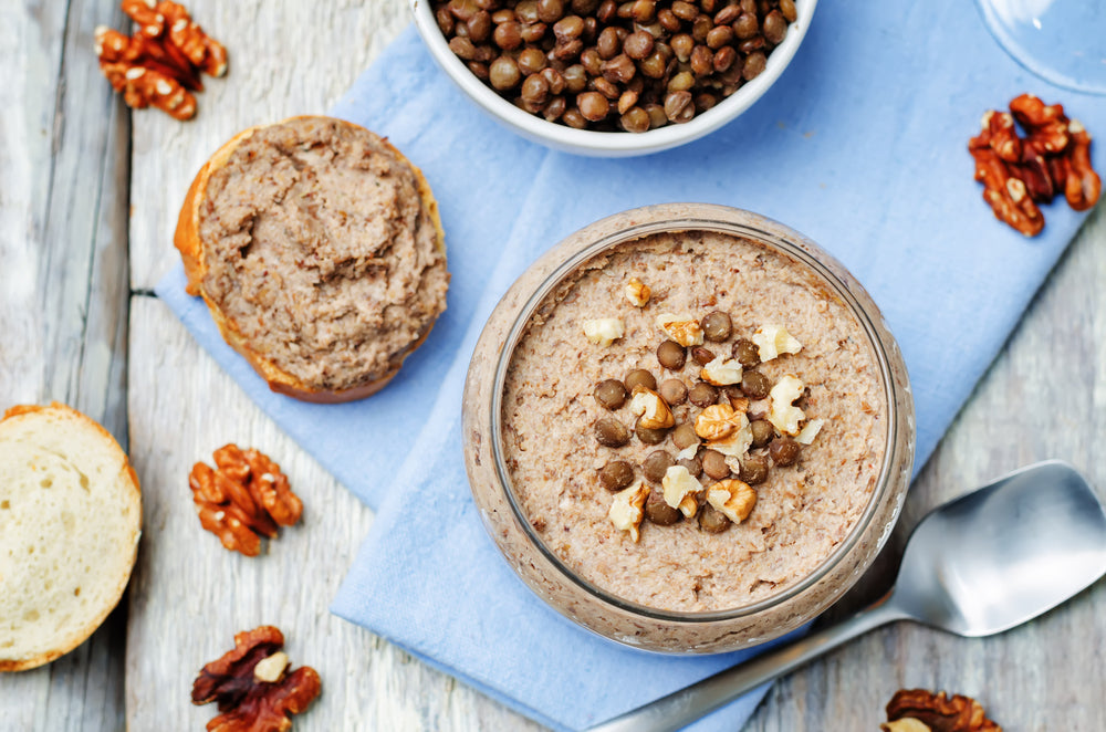 mushroom, lentil, and walnut paté: A must-try vegan recipe