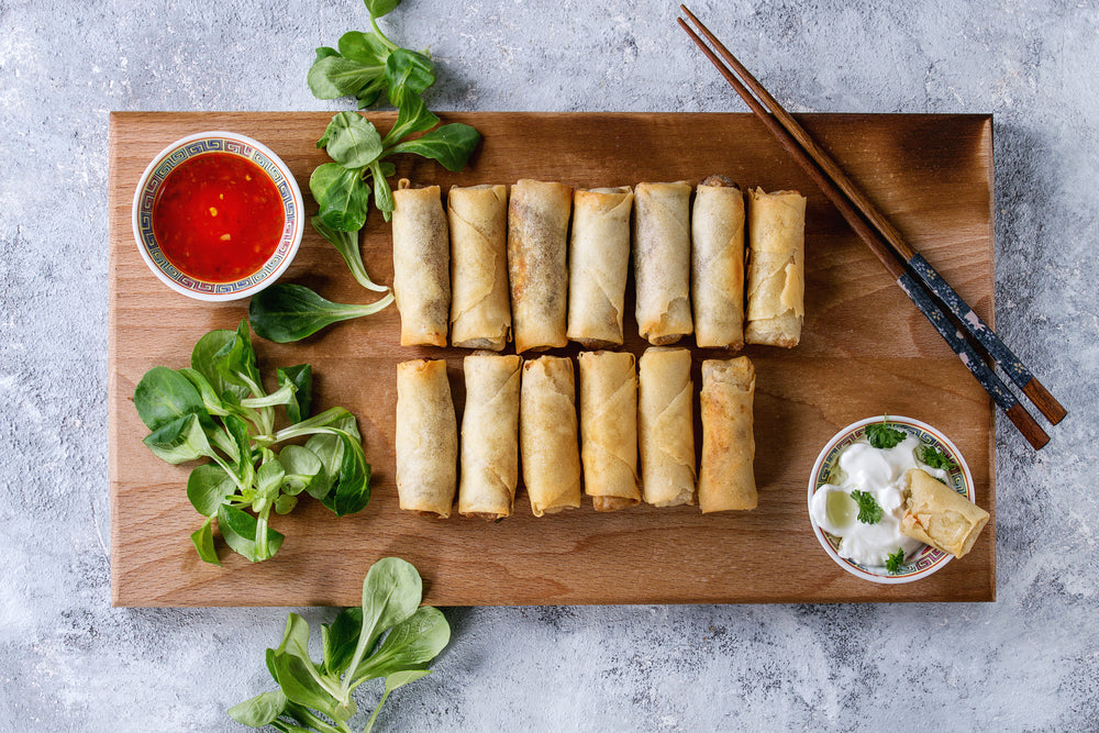 SPRING PAPADUM ROLLS 