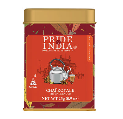 Chai Royale - Exquisite Spiced Tea Bags - Pride Of India