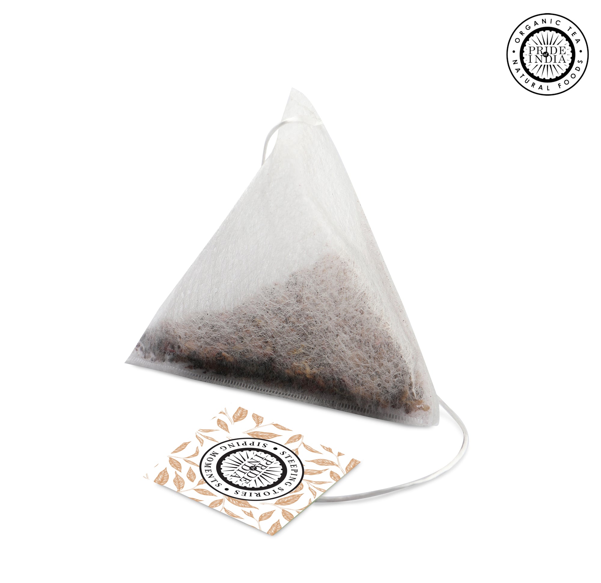 Tozzy Organic Turmeric & Ginger Tea – 100 Plant-Based Pyramid Tea Bags, USDA Organic, Caffeine Free