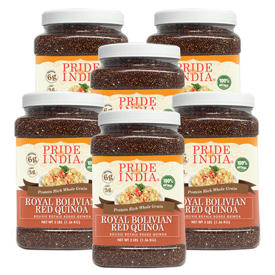 Red Royal Quinoa - Protein Rich Whole Grain Jar - Pride Of India