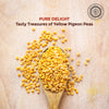 Indian Split Yellow Pigeon Peas - Protein & Fiber Rich Toor Dal Jar - Pride Of India