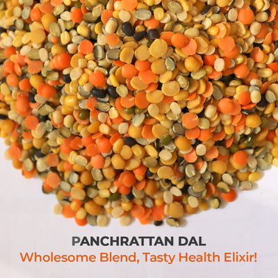 Indian Bean & Lentil Superfood - Five Delicious Panchratna Dal Mixed Jar - Pride Of India