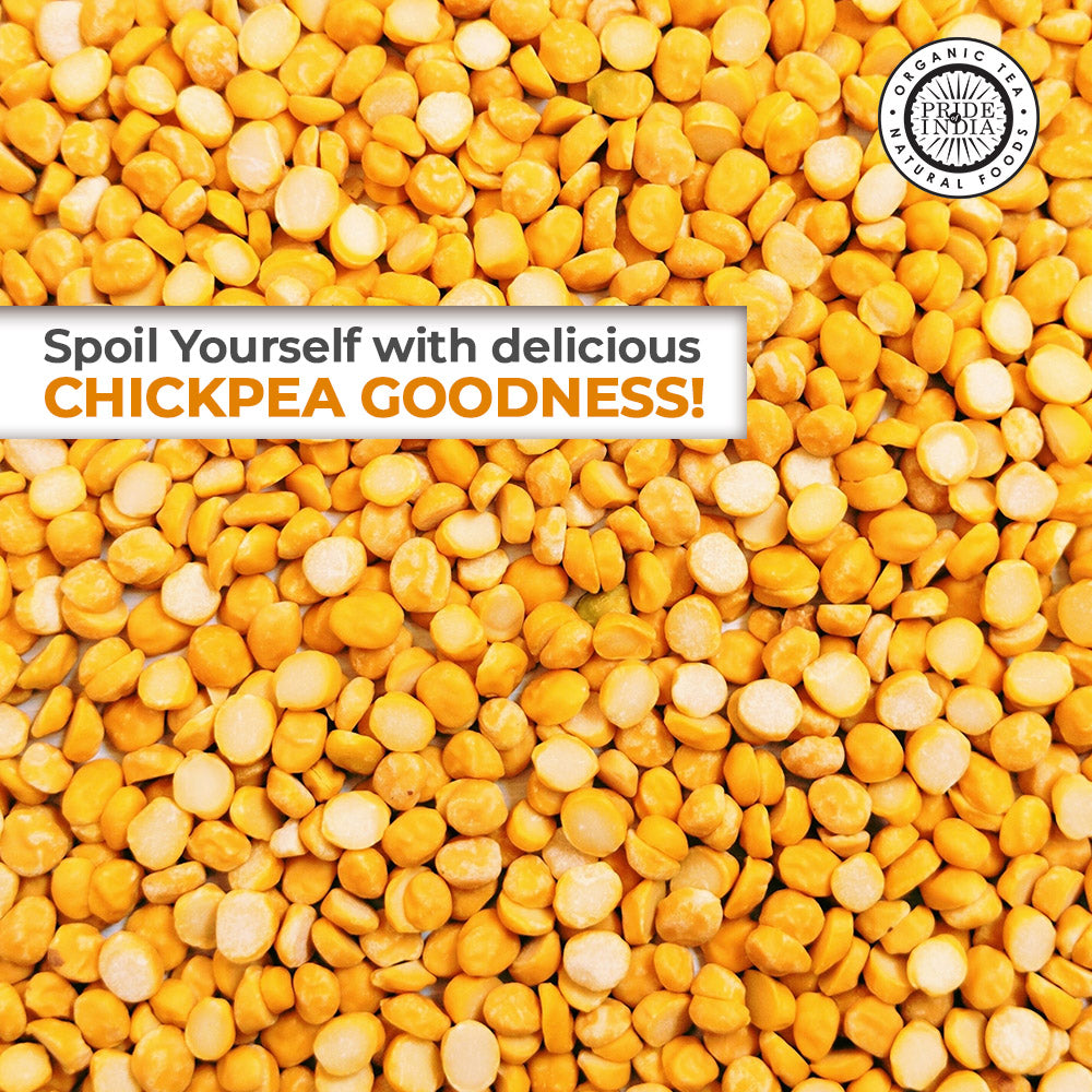 Indian Split Yellow Chickpea Lentils -Fiber Rich Chana Dal Jar, image size:1000x1000
