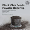 Cold Milled Raw Chia Ground - Omega-3 & Fiber Superfood Jar