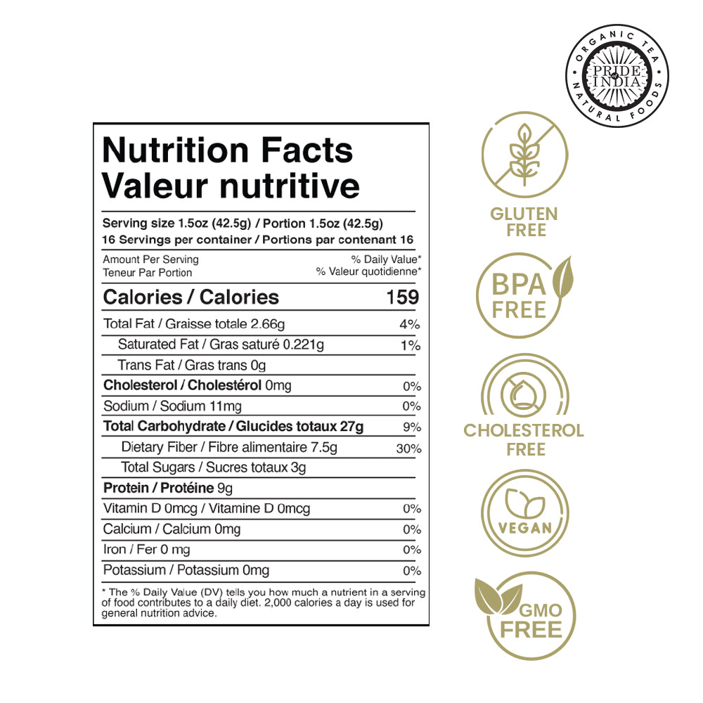 Indian Split Yellow Chickpea Lentils - Protein & Fiber Rich Chana Dal Jar - Pride Of India