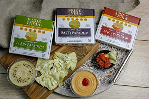 Salty Black Bean Namkeen Papadum Lentil Crisp - Pride Of India