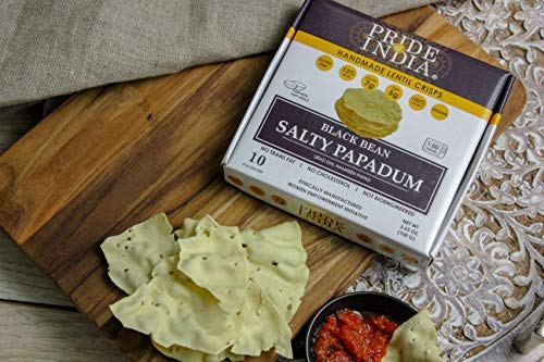 Salty Black Bean Namkeen Papadum Lentil Crisp - Pride Of India