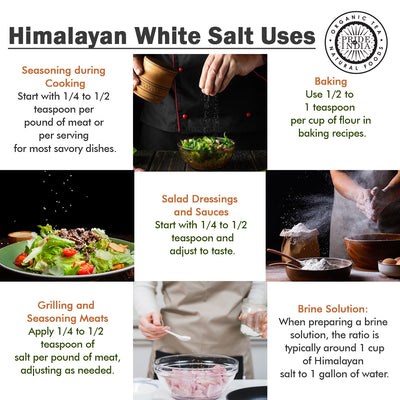 Himalayan White Rock Salt - Fine Grind - Pride Of India