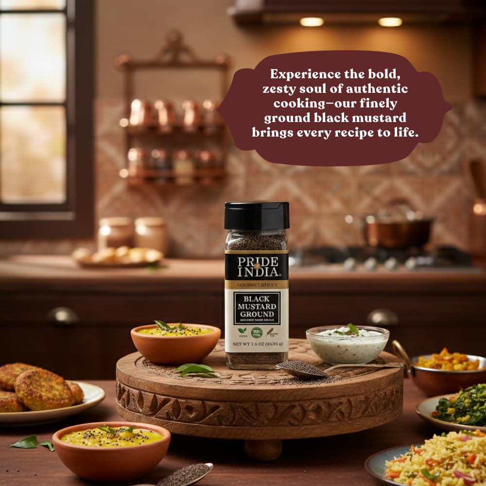 Gourmet Black Mustard Seed Ground - Pride Of India
