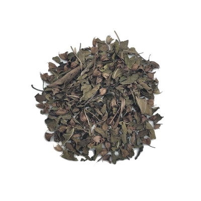 NUTRITEA Natural Tulsi Holy Basil Herbal Full Leaf Tea (Caffeine Free) - Pride Of India