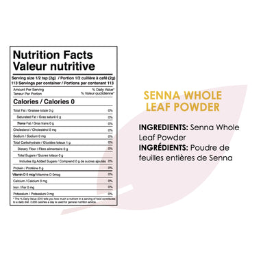 Natural Senna Herb Powder, (8 Oz-227 gm) - Pride Of India