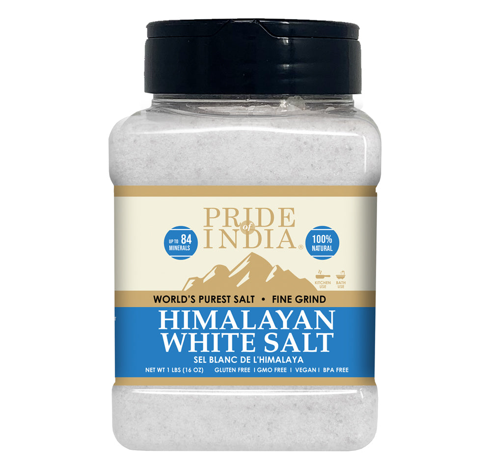 Himalayan White Rock Salt - Fine Grind - Pride Of India