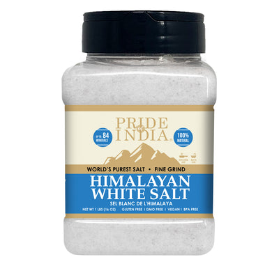 Himalayan White Rock Salt - Fine Grind - Pride Of India