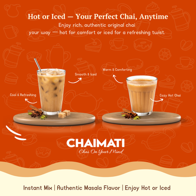 CHAIMATI Unsweetened Instant Original Chai Latte Premix - 2 lb