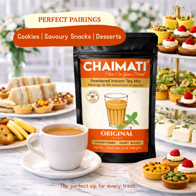 CHAIMATI Unsweetened Instant Original Chai Latte Premix - 2 lb