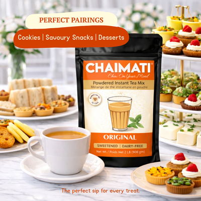 CHAIMATI Sweetened Dairy-Free Instant Original Chai Latte Premix - 2 lb