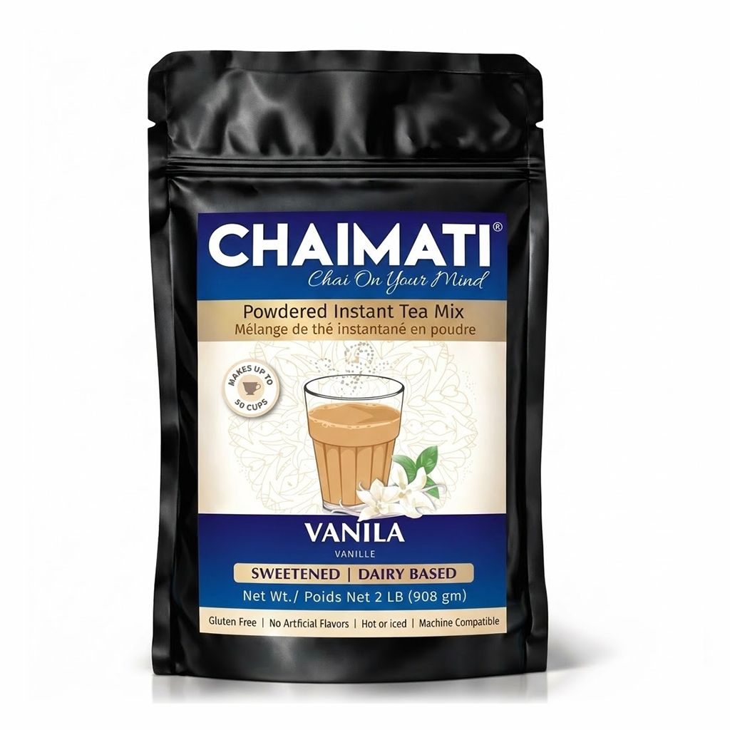 CHAIMATI Sweetened Instant Vanilla Chai Latte Premix - 2 lb