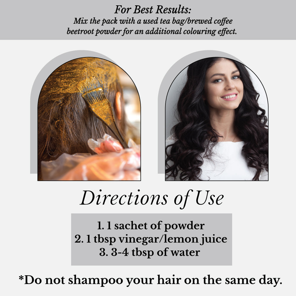 VIP Hair Color Shampoo, 40 ml - Black