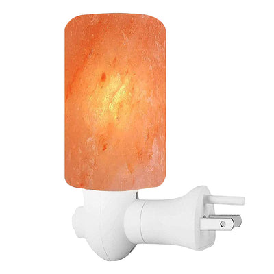 Pride of India Crystal Salt Night Lamp - Made w/ Naturally Occurring Himalayan Pink Salt– Home Decor – Handcrafted – Elevates Mood/ Brightens Space – Better Air Quality - Pride Of India