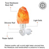 Pride of India Crystal Salt Night Lamp - Made w/ Naturally Occurring Himalayan Pink Salt– Home Decor – Handcrafted – Elevates Mood/ Brightens Space – Better Air Quality - Pride Of India