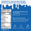 Milkylicious Non-Fat Dry Milk Powder – 2.2 lbs (1kg) Jar - Pride Of India