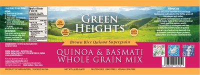 Whole Quinoa & Brown Rice Mix - 2.20 lbs Jar (15+ Servings) by Green Heights - Pride Of India