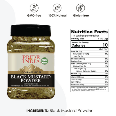 Gourmet Black Mustard Seed Ground - Pride Of India