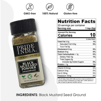 Gourmet Black Mustard Seed Ground - Pride Of India