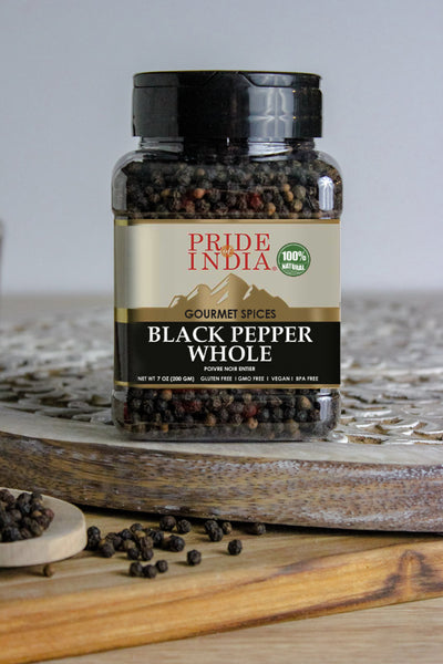 Gourmet Black Peppercorn Whole - Pride Of India