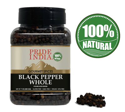 Gourmet Black Peppercorn Whole - Pride Of India