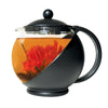 Tempered Glass Tea Pot for 2 or More w/ Removable Steel Infuser - Pride Of India