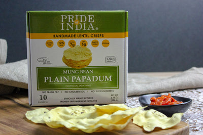 Plain Mung Bean Sada Papadum Lentil Crisp - Pride Of India