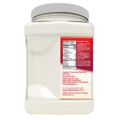 Milkylicious Whole Dry Milk Powder – 1.5lbs (24 oz) Jar - Pride Of India