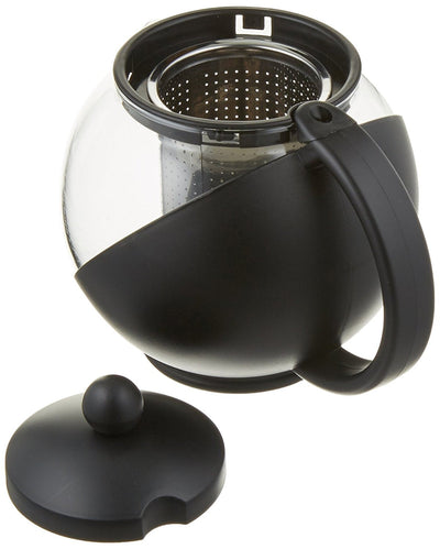Tempered Glass Tea Pot for 2 or More w/ Removable Steel Infuser - Pride Of India
